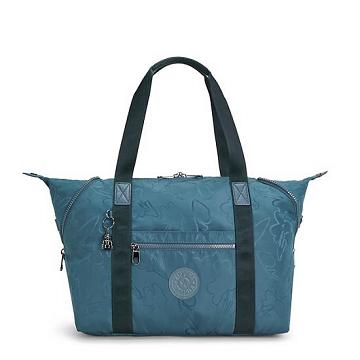 Kipling Art Medium Iconic Tote Tassen Donkerblauw Grijs | NL 1767NW